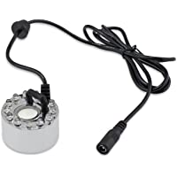ESUMIC® 12 LED Fabricante de la Niebla nebulizador Fuente del Estanque de Agua para Máquina de Niebla atomizador…